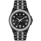 98K101 Reloj Bulova Crystal de hombre correa de metal