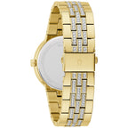 Reloj Bulova Crystal Dorado para Hombre - Vista trasera