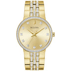Reloj Bulova Crystal Dorado para Hombre - Reloj original en Guatemala