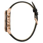 Reloj Bulova Crystal Hombre Cuero Oro Rosa - Detalle de esfera