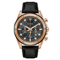 Reloj Bulova Crystal Hombre Cuero Oro Rosa - Reloj original en Guatemala