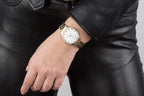 Reloj Bulova Crystal de dama pulsera de metal - Detalle de esfera
