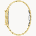 Reloj Bulova Octava Mujer Metal Dorado Cristales - Detalle de esfera