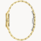 Reloj Bulova Cristal de señorita banda de acero inoxidable 29 mm - Vista trasera