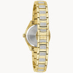 Reloj Bulova Cristal de señorita banda de acero inoxidable 29 mm - Detalle de esfera