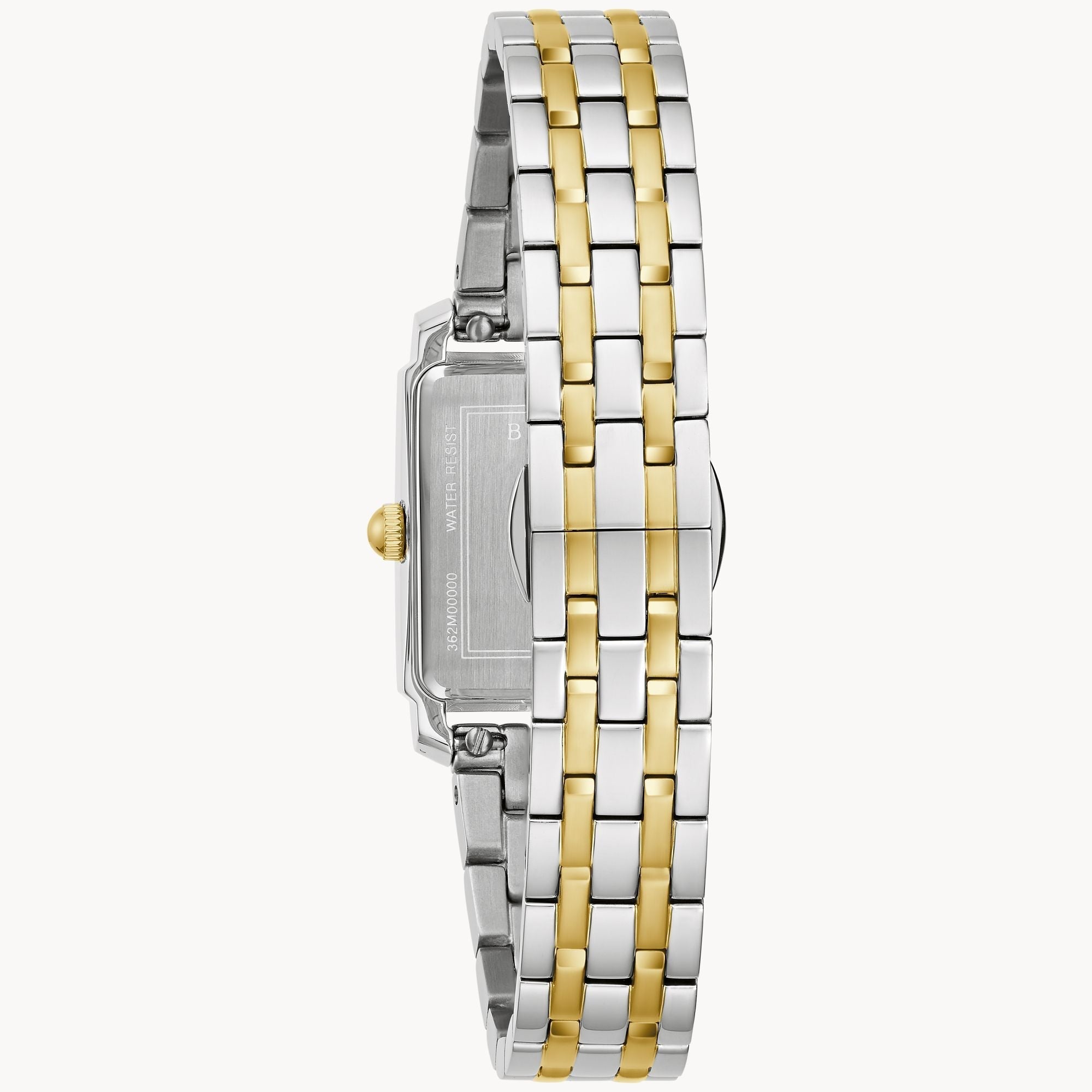 Reloj Bulova Sutton de dama banda de metal - Detalle de esfera
