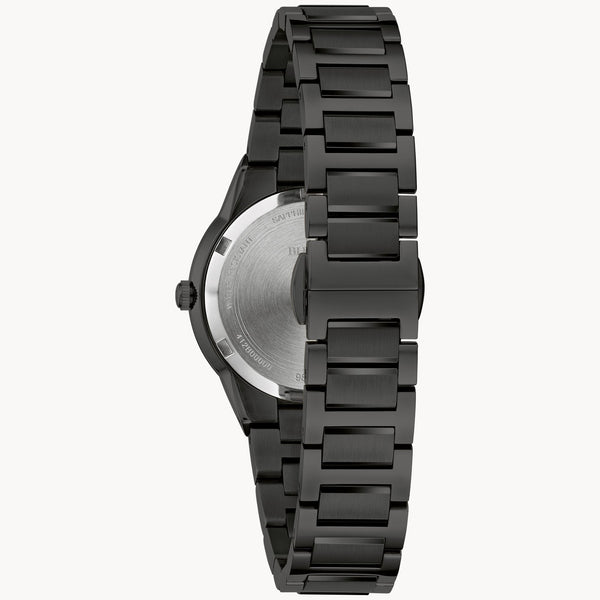 Reloj Bulova Millennia de dama correa de metal - Vista lateral