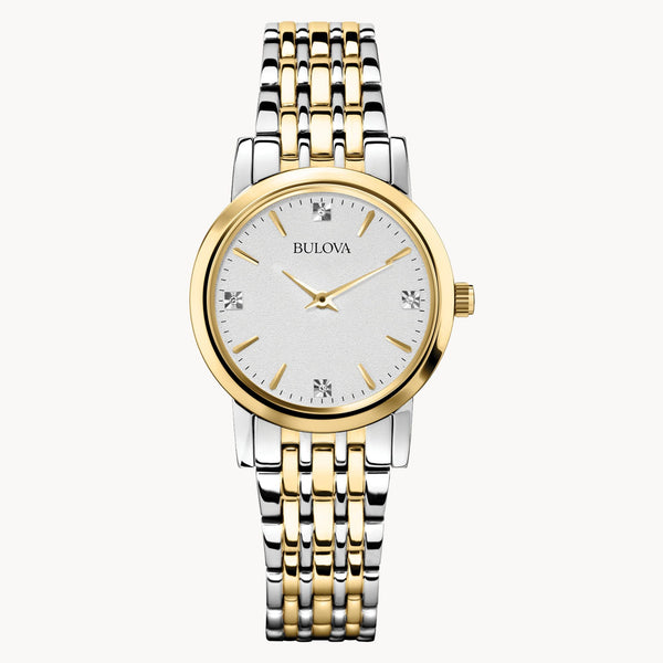 98P115 Reloj Bulova para mujer pulsera de metal
