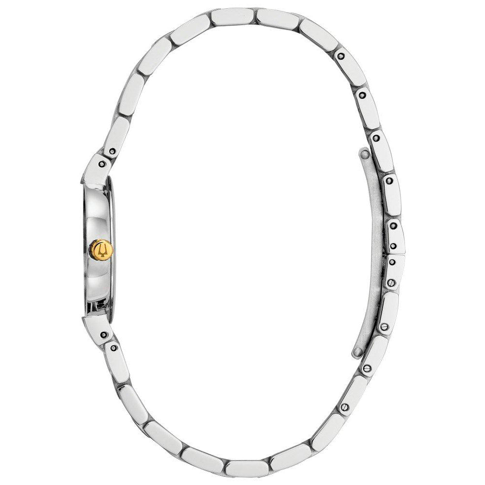 Reloj Bulova Modern Mujer Acero Bicolor Esfera - Detalle de esfera