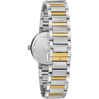 Reloj Bulova Futuro Mujer Acero Bitono - Detalle de esfera