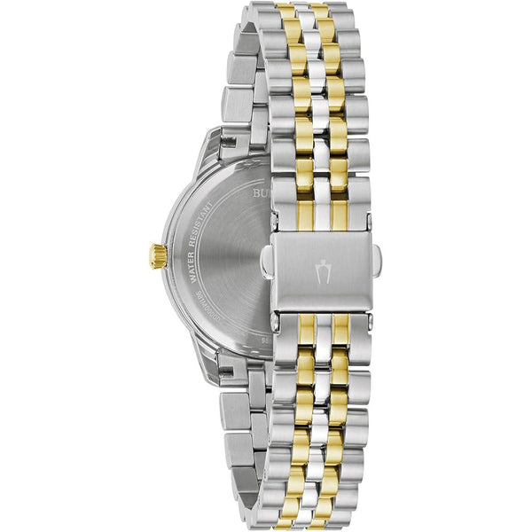 Reloj Bulova Diamond Mujer Acero Bicolor - Vista lateral