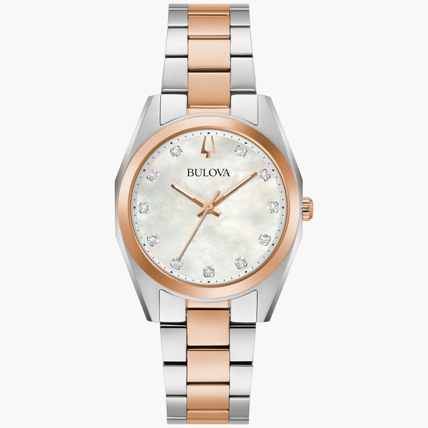 98P207 Reloj Bulova Topógrafo Clásico para Dama