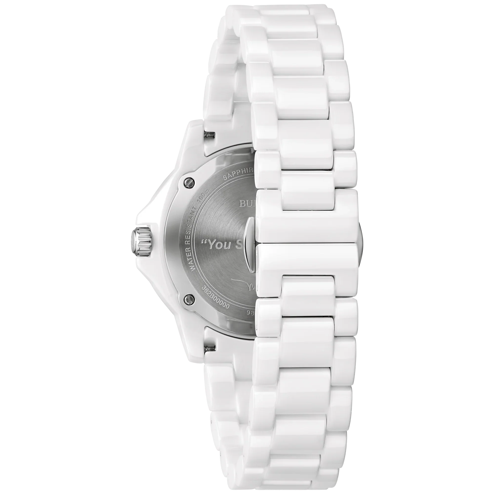 Reloj Bulova Marine Star Hombre Cerámica Blanco - Vista lateral