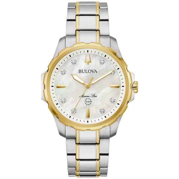 Reloj Bulova Marine Star Mujer Acero Bicolor - Reloj original en Guatemala