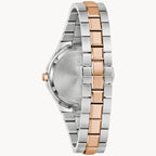 Reloj Bulova Prestige Diamond de dama correa de metal - Detalle de esfera