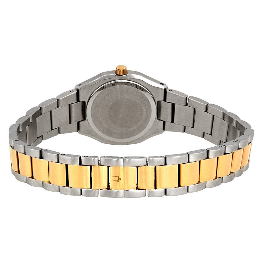 Reloj Bulova Diamond Mujer Acero Bicolor - Vista lateral