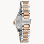 Reloj Bulova Marine Star Mujer Acero Tono Oro Rosa - Detalle de esfera