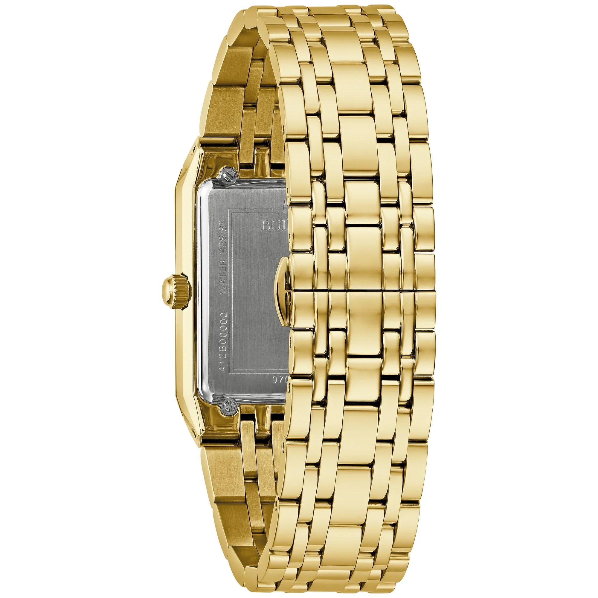 Reloj Bulova Modern Hombre Acero Inoxidable Dorado - Detalle de esfera