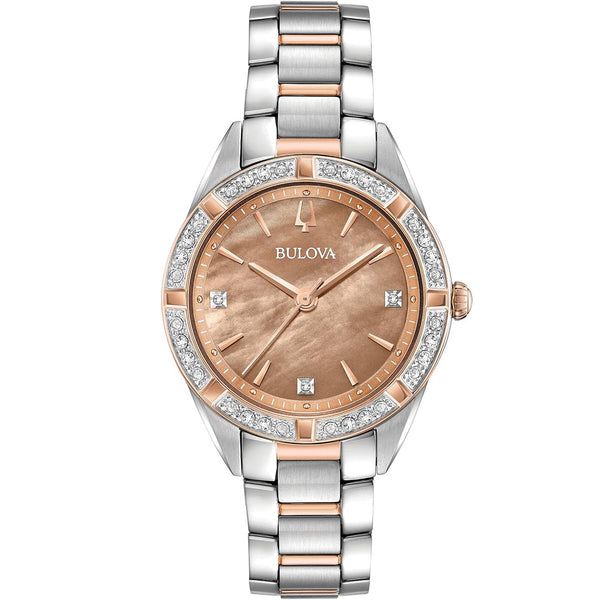Reloj Bulova Sutton de mujer pulsera metal - Reloj original en Guatemala