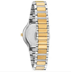 Reloj Bulova Mujer Diamantes Acero Bicolor Azul - Vista lateral