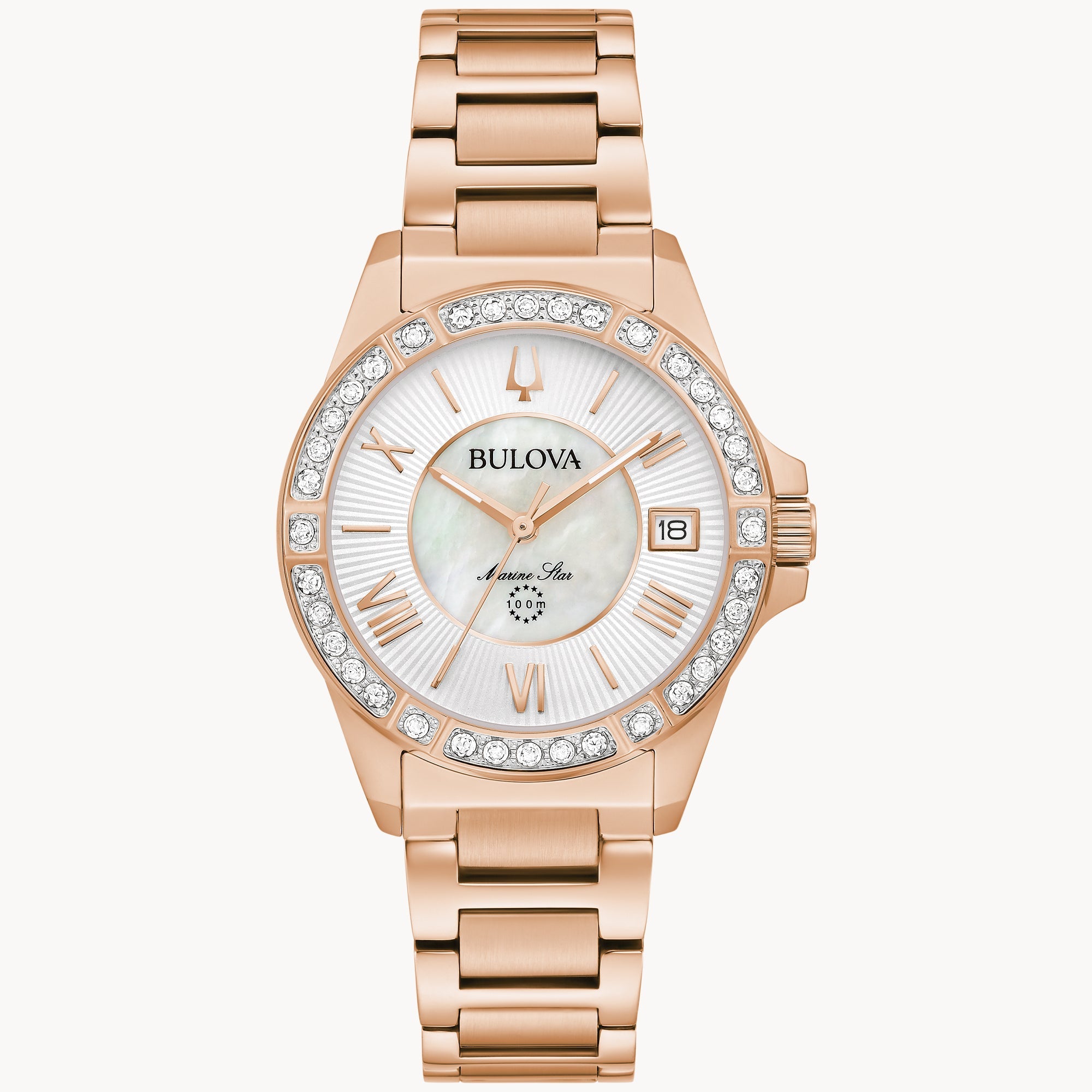 98R295 Reloj Bulova Marine Star de Mujer - Acero Inoxidable Dorado