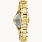 Reloj Bulova Sutton Mujer Correa de Acero Dorado - Vista lateral