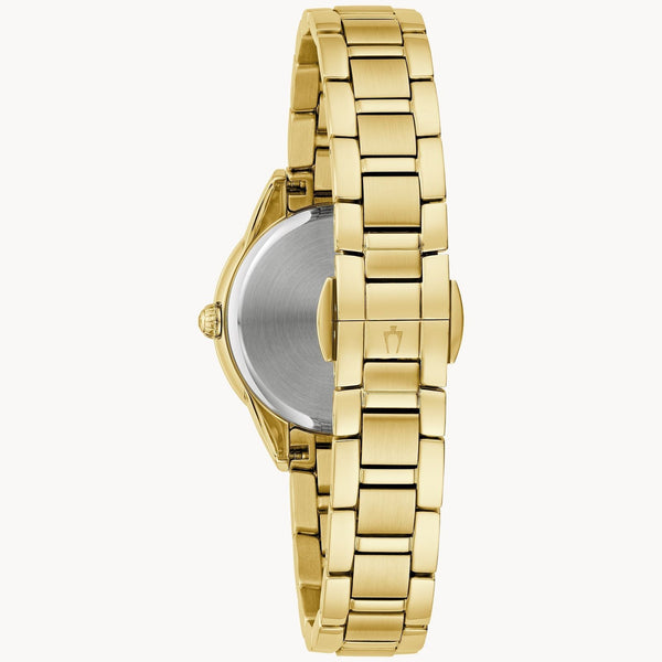 Reloj Bulova Sutton Mujer Correa de Acero Dorado - Vista lateral