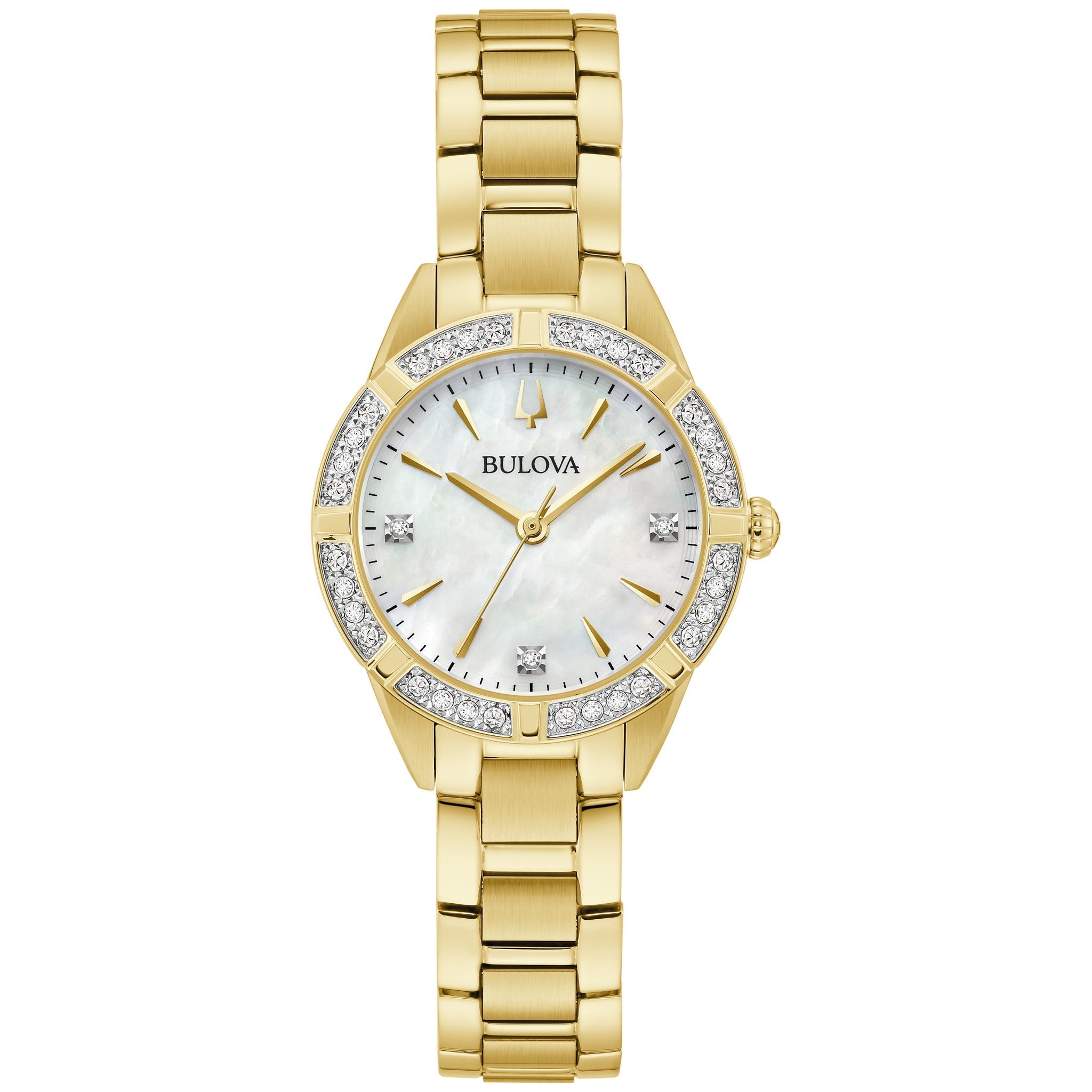 Reloj Bulova Sutton Mujer Correa de Acero Dorado - Reloj original en Guatemala