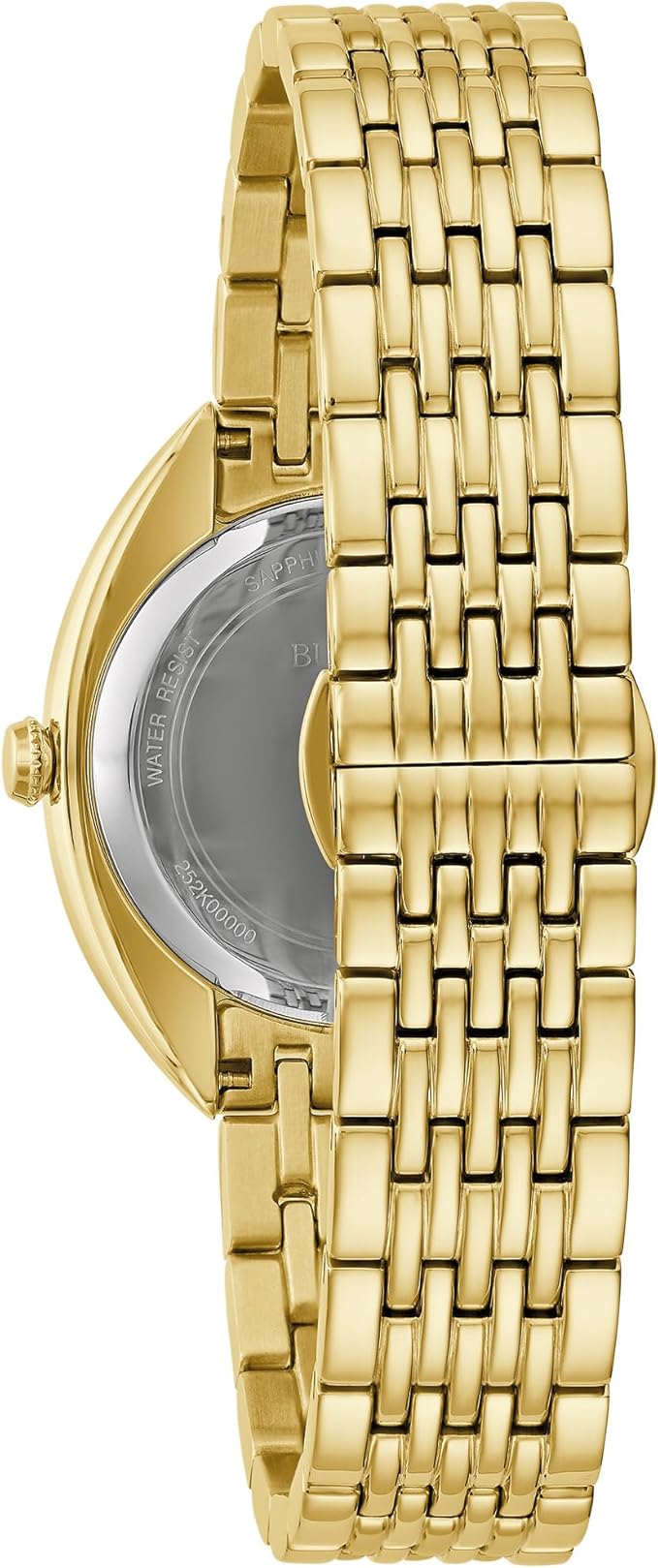 Reloj Bulova Classic Mujer Correa de Acero Dorado - Detalle de esfera