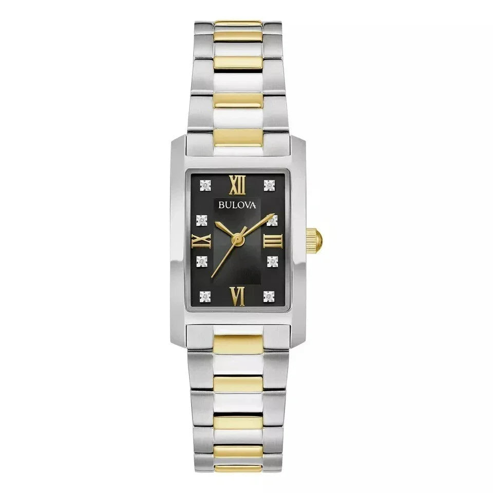 98p230 Reloj Bulova Classic de mujer pulsera de metal 21 mm - Reloj original en Guatemala