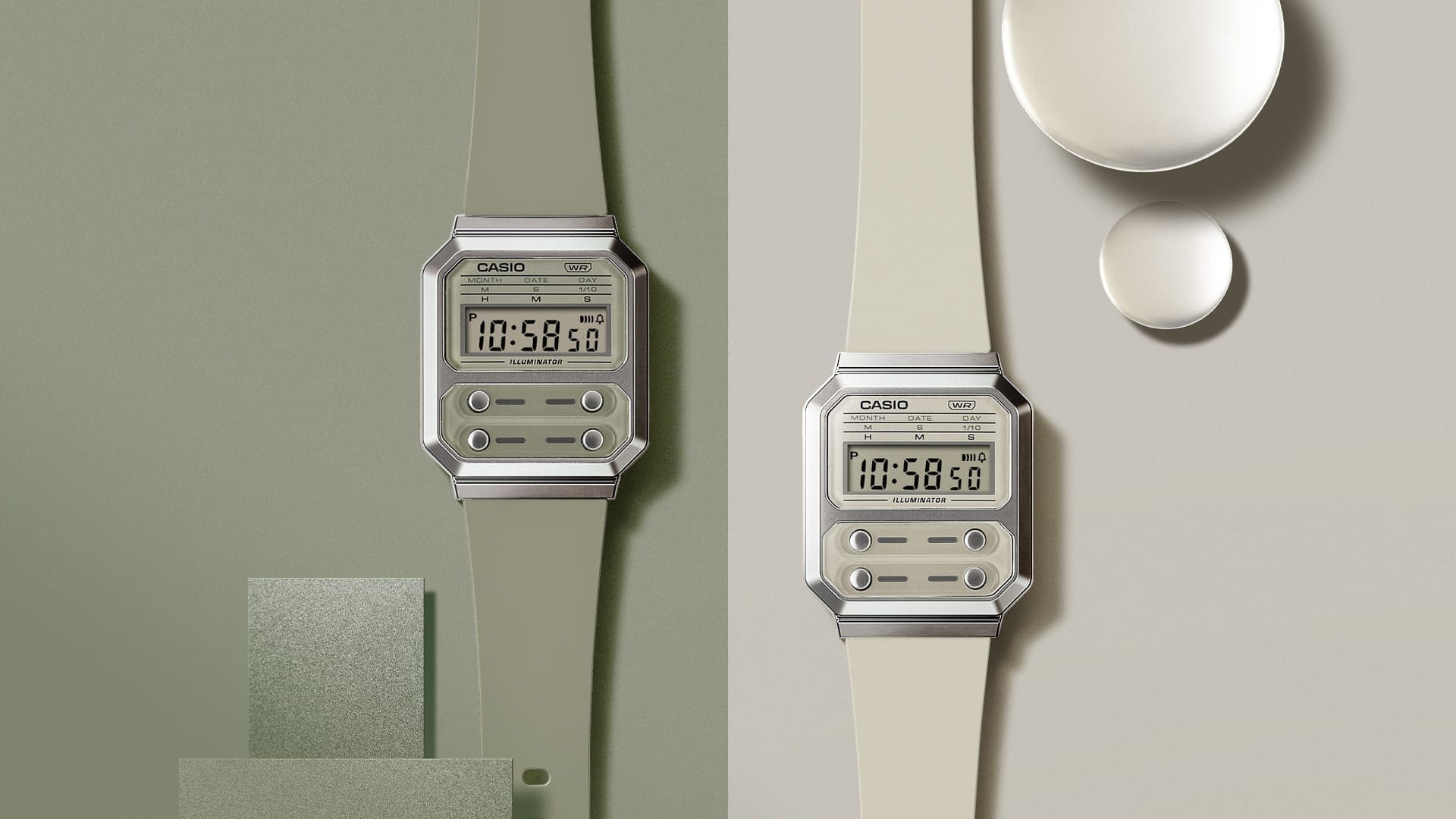 A-100WEF-3A Reloj Casio Unisex, Vintage Clásico