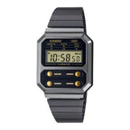 A-100WEGG-1A2 Reloj Casio para Hombre, Vintage Clásico