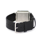 A-100WEL Reloj Casio Vintage Unisex Correa de Cuero Negro - Vista 6