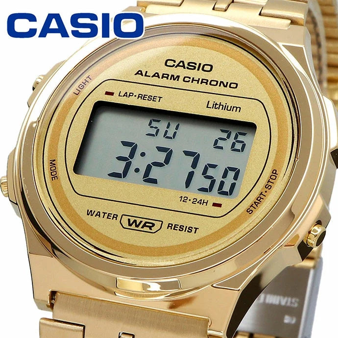 A-171WEG-9A Reloj Casio Unisex, Vintage Clásico Cronómetro — imagen 3 de 5
