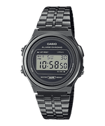 A-171WEGG Reloj Casio Vintage Unisex Correa de Acero Negro