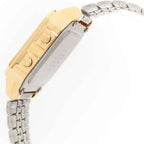 A-500WGA Reloj Casio Vintage World Time Hombre Acero Dorado - Detalle de esfera