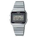 A-700W-1A Reloj Casio Unisex, Vintage Clásico Cronógrafo - Reloj original en Guatemala