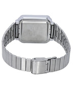 Reloj Casio Vintage Unisex Correa de Acero - Vista trasera