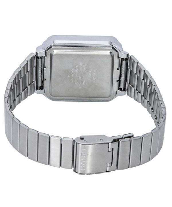 Reloj Casio Vintage Unisex Correa de Acero - Vista trasera