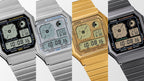 1A Reloj Casio Digital Hombre Correa de Acero Plata - Detalle de esfera