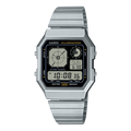 1A Reloj Casio Digital Hombre Correa de Acero Plata - Reloj original en Guatemala