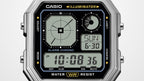 7A Reloj Casio Vintage Hombre Correa de Acero - Vista trasera
