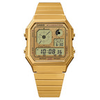 A130WEG-9A Casio de hombre pulsera de acero inoxidable digital