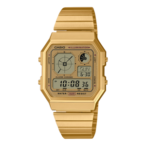 A130WEG-9A Casio de hombre pulsera de acero inoxidable digital