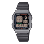 Reloj Casio Vintage Hombre Correa de Resina Gris - Reloj original en Guatemala