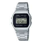 A158WEA-1 Reloj Casio Digital unisex correa de metal