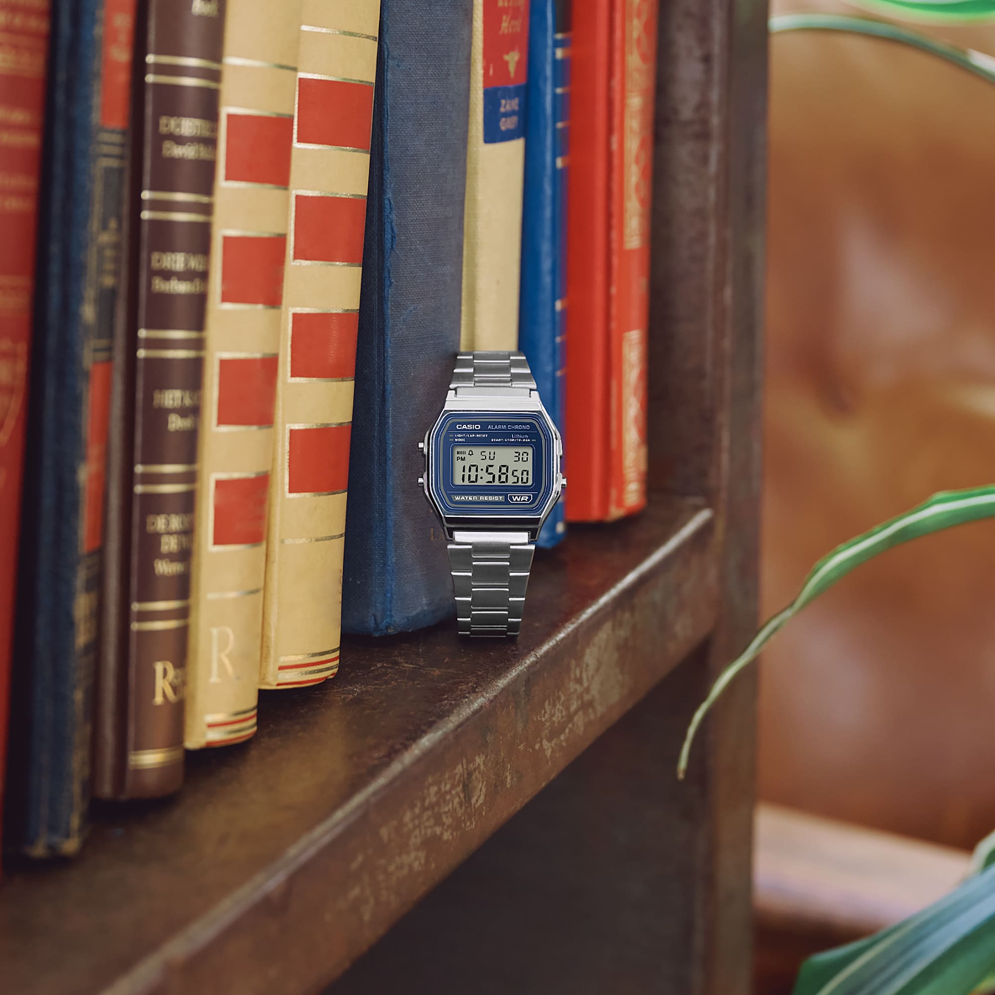 A158WEA-2 Reloj Casio de hombre correa de metal digital - Acero Inoxidable Plateado