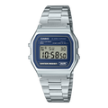 A158WEA-2 Reloj Casio de hombre correa de metal digital - Acero Inoxidable Plateado
