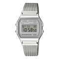 A158WEM-7 Reloj Casio unisex correa mesh - Acero Inoxidable Plateado