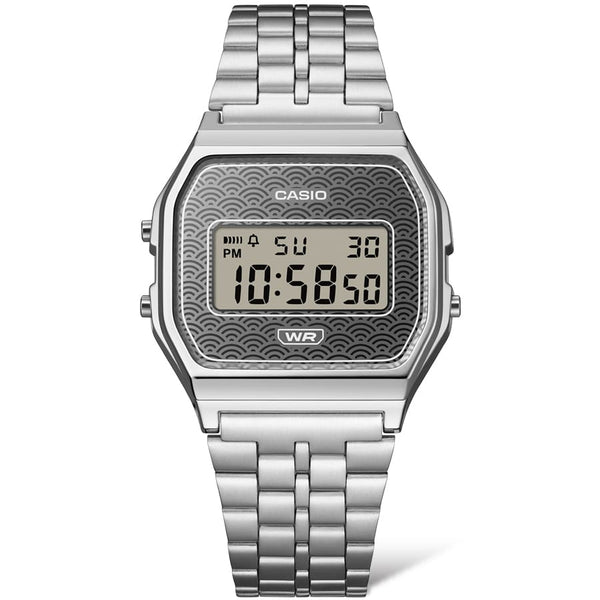 A159WEVJ-7 Reloj Casio Vintage unisex correa de metal - Acero Inoxidable Plateado